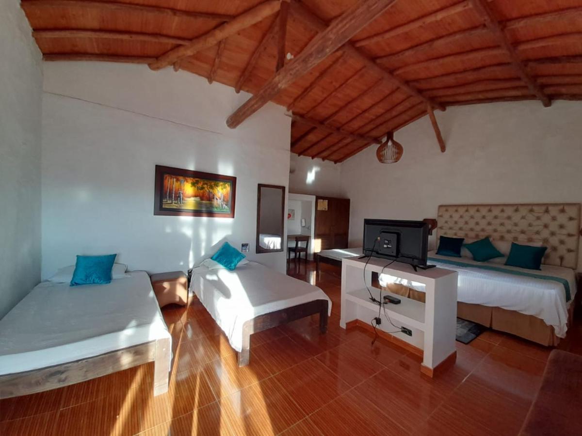 Hotel Y Spa Santos De Piedra Barichara Buitenkant foto